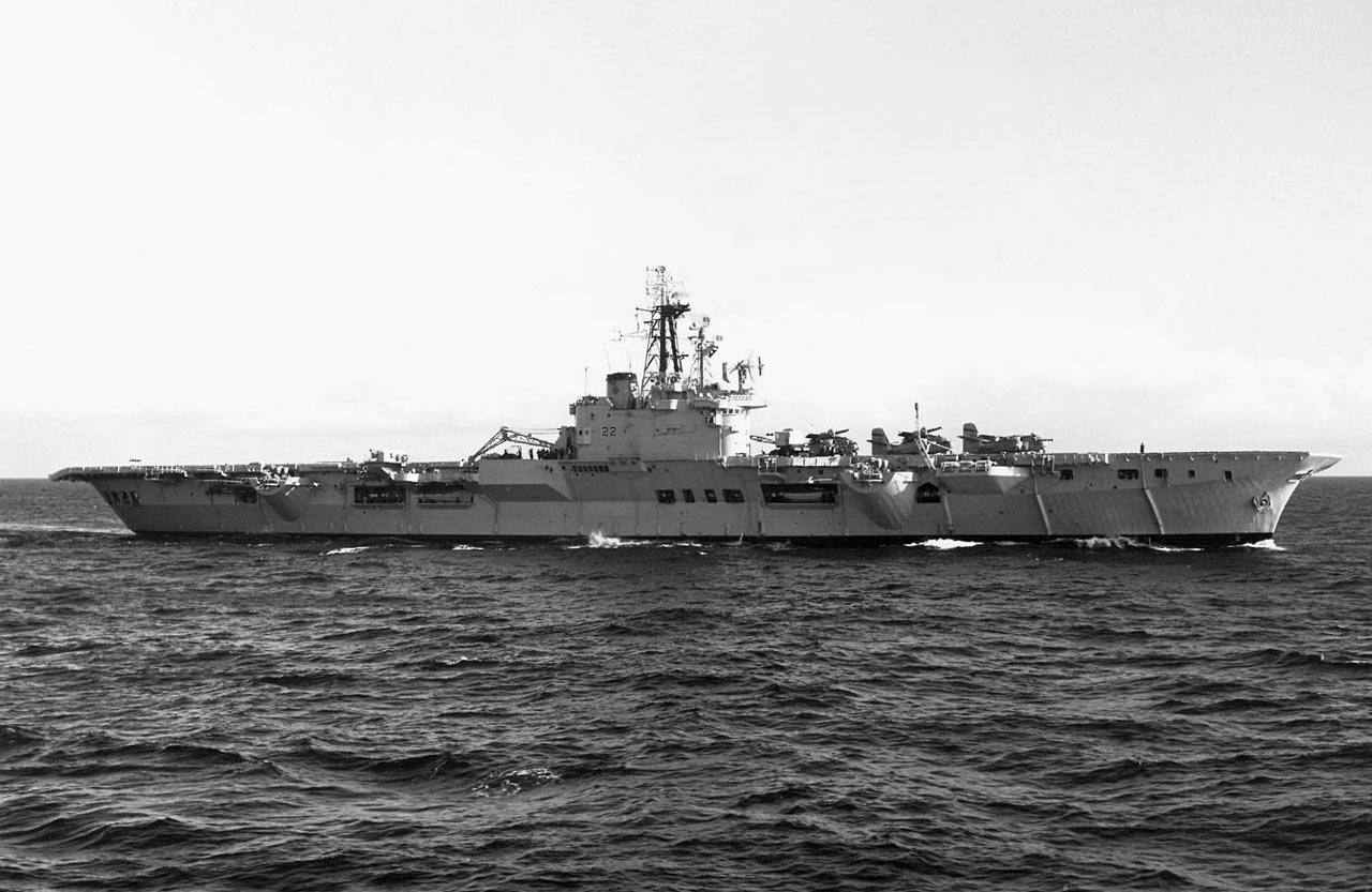 HMCS BONAVENTURE in 1961.