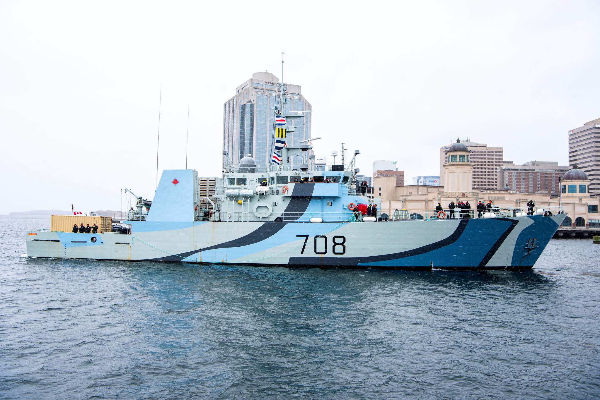 HMCS Moncton departs on 22 January 2021, on a 2-month deployment to the Caribbean Sea on Op CARIBBE. Photo Credit: Mona Ghiz, MARLANT Public Affairs