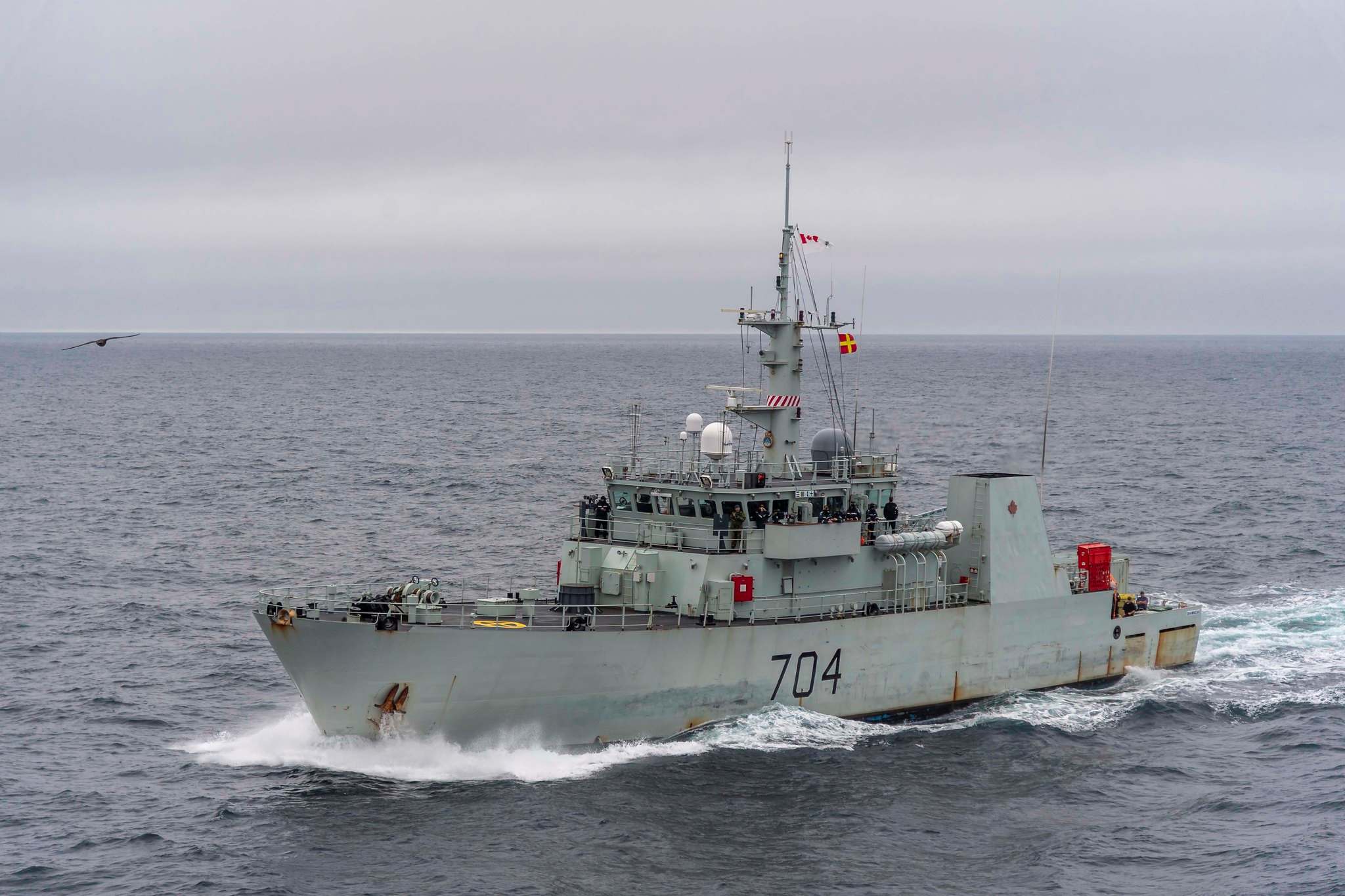 HMCS SHAWINIGAN off Halifax, Nova Scotia, October 21, 2020. (Photo: Corporal Veldman, Canadian Armed Forces Photo)