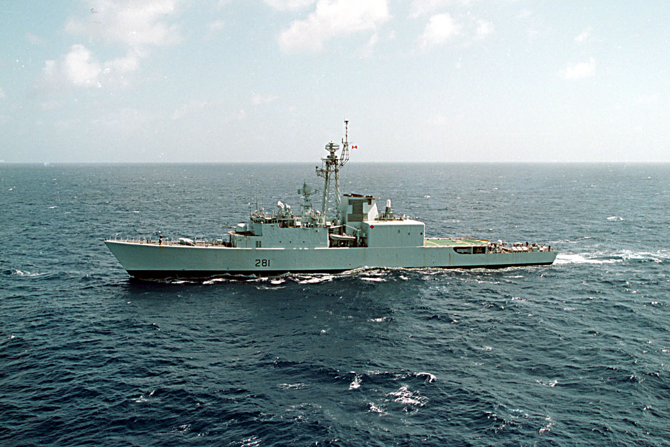 HMCS HURON post-TRUMP refit